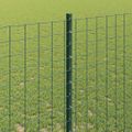 vidaXL Zabudovaný plotový stĺpik 5 ks Zelená 180 cm