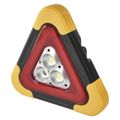 LED výstražný trojuholník EMOS P4010, nabíjací, COB LED + červená LED