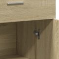 vidaXL Komody 2 ks dub sonoma 60x30x84 cm kompozitné drevo
