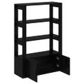 vidaXL Servírovacia skriňa Čierny dub 30 x 80 x 119.5 cm