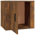 vidaXL Nočné stolíky 2 ks dymový dub 50x39x47 cm