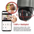 Kamera EMOS IP-1200G WASP /H4167/ GoSmart vonkajšia batériová kamera s WiFi a solárnym panelom