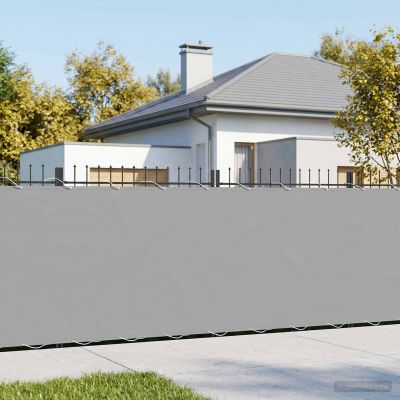 vidaXL Záclona na balkónové súkromie 200 x 400 cm Textil s PU povlakom