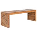 vidaXL TV stolík 110x60x38 cm, tíkový masív