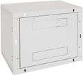 Nástěnný rozvaděč jednodílný 6U/395mm plech.dveře Rozvadec, 19" jednodílný 6U/400mm, plechové dvere