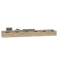 vidaXL Nástenné skrinky 2 ks dub sonoma 102x30x20 cm spracované drevo