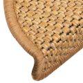 vidaXL Schodové rohože samolepiace sisalové 30 ks 56x17x3 cm sisal