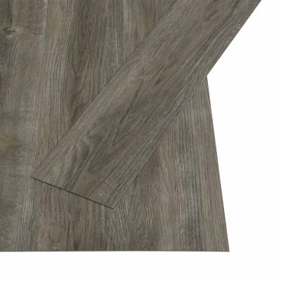 vidaXL Samolepiaca podlahová doska 32 pcs Sivá a hnedá 4,46 m² PVC