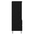 vidaXL Highboard Čierny dub 40 x 36 x 110 cm Kompozitné drevo