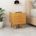 vidaXL Nočné stolíky 2 ks 40x30x50 cm borovicový masív