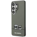 Puzdro Karl Lagerfeld IML Peekaboo Karl&Choupette MagSafe pre Samsung Galaxy S26 Ultra čierne