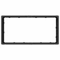 vidaXL Zvýšený záhon Čierna 151 x 75,5 x 25 cm PP