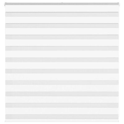 vidaXL Zebra roleta biela 145x100 cm šírka látky 140,9cm polyester