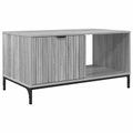 vidaXL Konferenčný stolík Sivý Sonoma 90 x 49 x 46 cm Kompozitné drevo