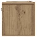 vidaXL Nástenná TV skrinka dub artisan 80x30x30 cm kompozitné drevo