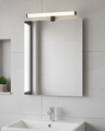 Q-312B LED 5W/430lm/4000K zrkadlové svetlo 30cm - čierne QTEC