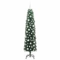 vidaXL Umelý vianočný stromček Zelená 180 cm PVC, oceľ a plast