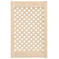 vidaXL Dvere skrinky mriežkový dizajn 2 ks 39,5x61,5 cm masív borovica