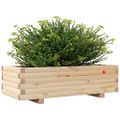 vidaXL Záhradný kvetináč 90x40x26,5 cm masívna borovica