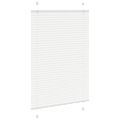 vidaXL plisovaná roleta biela 85x100 cm šírka látky 84,4 cm