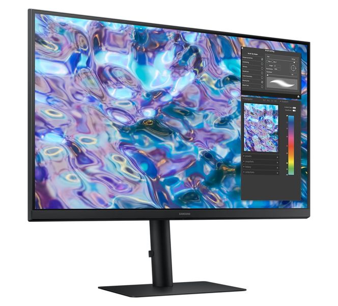 Samsung ViewFinity/S61B/27"/IPS/QHD/75Hz/5ms/Black/2R LED monitor, 27", IPS, 2560×1440, 16:9, 5ms, 300cd/m2, DisplayPort, HDMI, Pivot, čierny, energ. trieda F