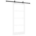 vidaXL Posuvné dvere ORKDAL 93 x 211 cm Biela a čierna