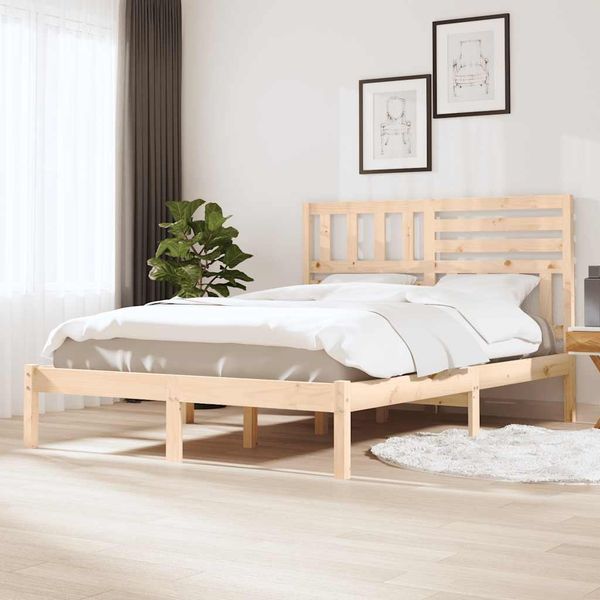 vidaXL Posteľ bez matraca 120x190 cm masívna borovica