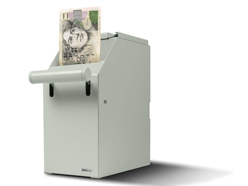 Sejf pre predajné miesta SAFESCAN 4100W, biely