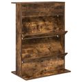 vidaXL Regál na časopisy Dymová dub 70 x 41 x 96 cm Kompozitné drevo