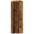 vidaXL Barový stôl s policami staré drevo 90x40x103,5 cm kompoz. drevo