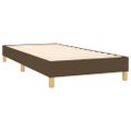 vidaXL Boxspring posteľ s matracom tmavohnedá 90x190 cm látka