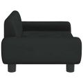 vidaXL Pelech pre psa čierny 70x45x30 cm zamat