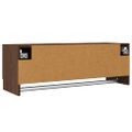 vidaXL Šatník hnedý dub 100x32,5x35 cm spracované drevo
