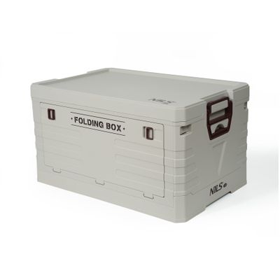 Skladací box s vekom NILS Camp NCB4004 50L sivý