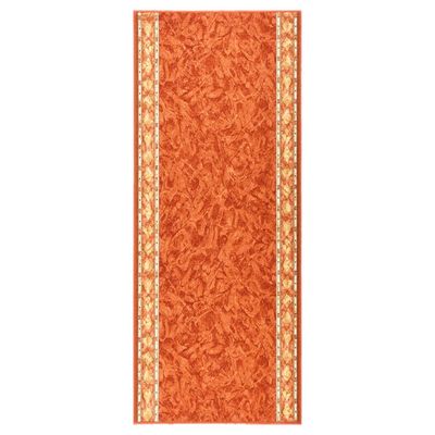 vidaXL Koberec behúň tehlový 100x250 cm protišmykový