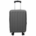 vidaXL Kufor so zámkom Tmavo šedá 34 x 23 x 55.5 cm ABS plast