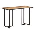 vidaXL Jedálenský stôl 120 cm surové mangovníkové drevo