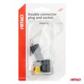 Sada elektrických konektorov vodotesných 2 PIN 2,2 mm AMiO-04346