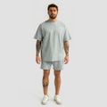 Tričko Oversized Limitless Eucalypt - GymBeam, veľkosť XXXL, veľkosť oblečenia XXXL
