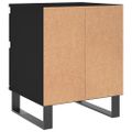 vidaXL Nočné stolíky 2 ks čierne 40x35x50 cm kompozitné drevo