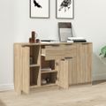 vidaXL Komody 2 ks dub sonoma 60x30x70 cm spracované drevo