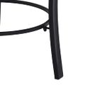 vidaXL Mozaikové ohnisko, čierno biele 68 cm, keramika