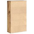 vidaXL Knižnica staré drevo 60x24x101,5 cm kompozitné drevo