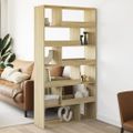 vidaXL Deliaca stena dub sonoma 100x33x187,5 cm kompozitné drevo