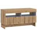 vidaXL 5-dielny LED TV kabinet Dub artisan Kompozitné drevo