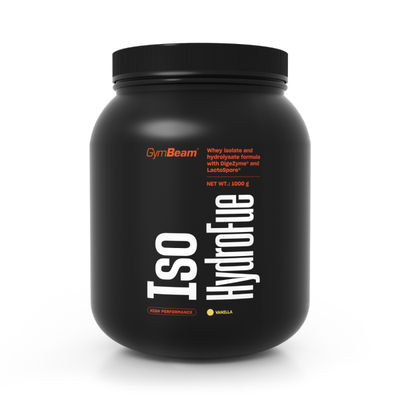 Iso HydroFue srvátkový proteín - GymBeam, vanilka