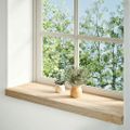 vidaXL Okenný parapet 2 ks 90x25x2 cm neošetrený dubový masív
