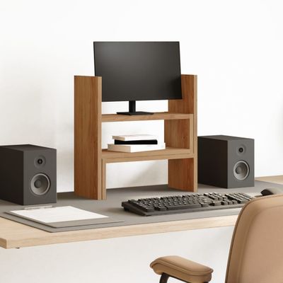 vidaXL Stolový organizér nastav.dub artisan 40x17x41 cm kompozit.drevo
