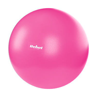 Rehabilitačný pilatesový loptička REBEL ACTIVE RBA-3103-PK 25 cm ružová
