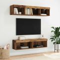 vidaXL Zostava TV skriniek 60 x 30 x 30 cm Staré drevo